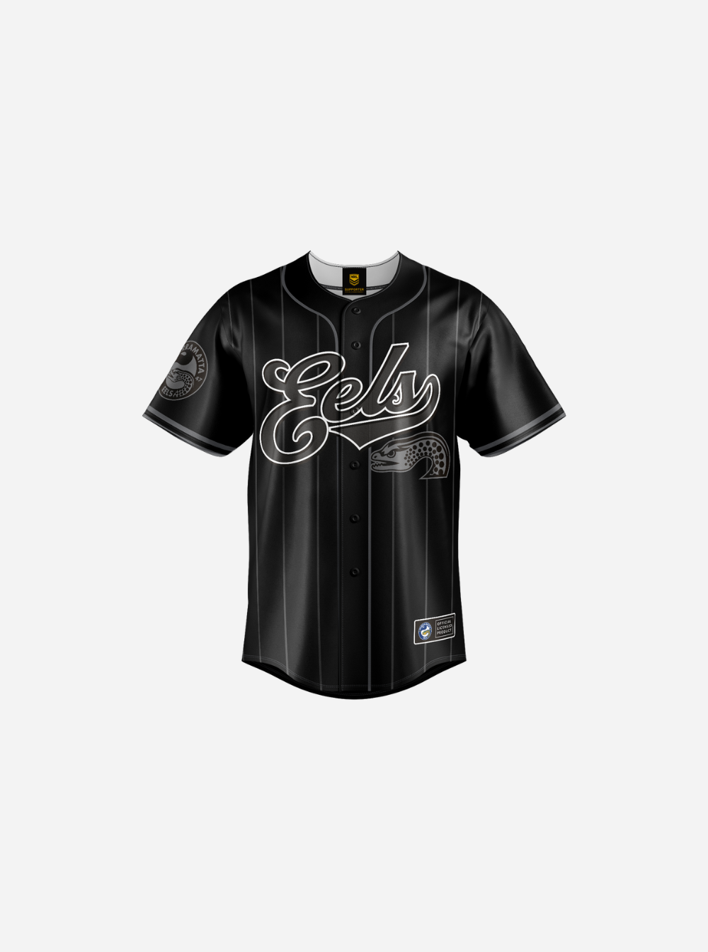 Parramatta Eels Youth "Blackout" Baseball Shirt