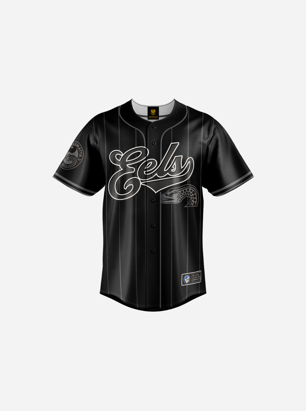Parramatta Eels "Blackout" Baseball Shirt